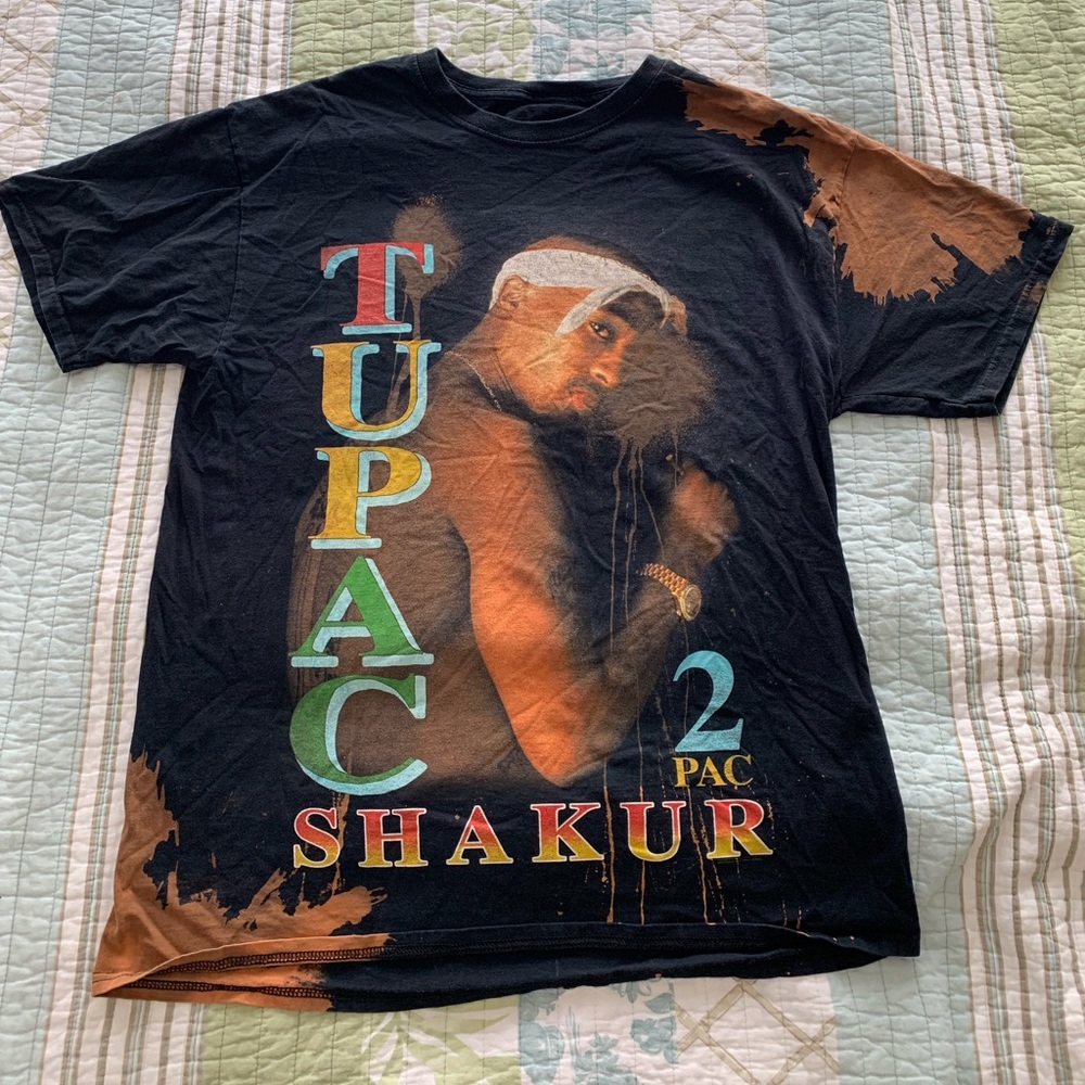 2 PAC Tie Die T-Shirt Size M